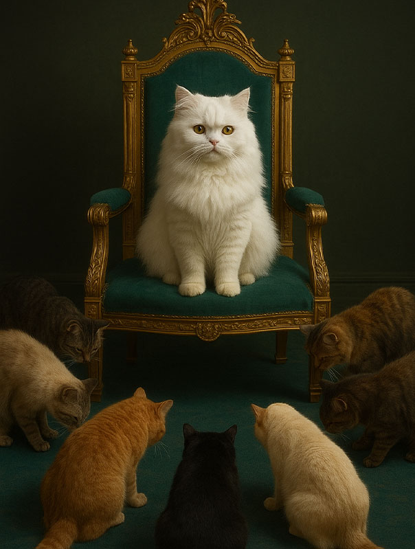 گربه ایرانی مسکات شرکت کمپ نماد غرور و دوستی توامان